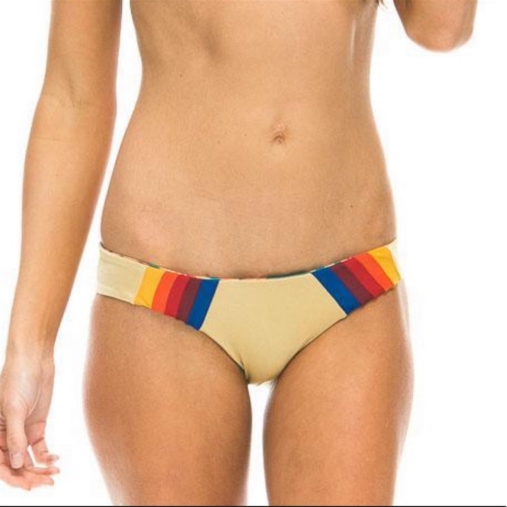 Aviator Nation Reversible Retro Bikini Bottoms